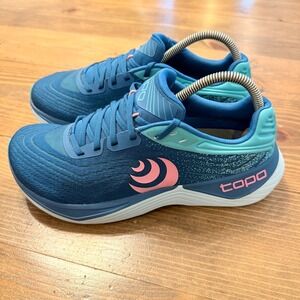 Topo Athletic Women's Ultrafly 5 Running Blue/Aqua Size 9 US 40.5 EU